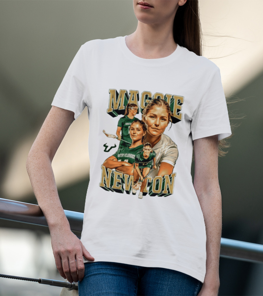 Maggie Newton South Florida Lacrosse Player USF T-Shirt