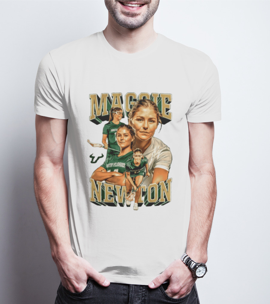 Maggie Newton South Florida Lacrosse Player USF T-Shirt