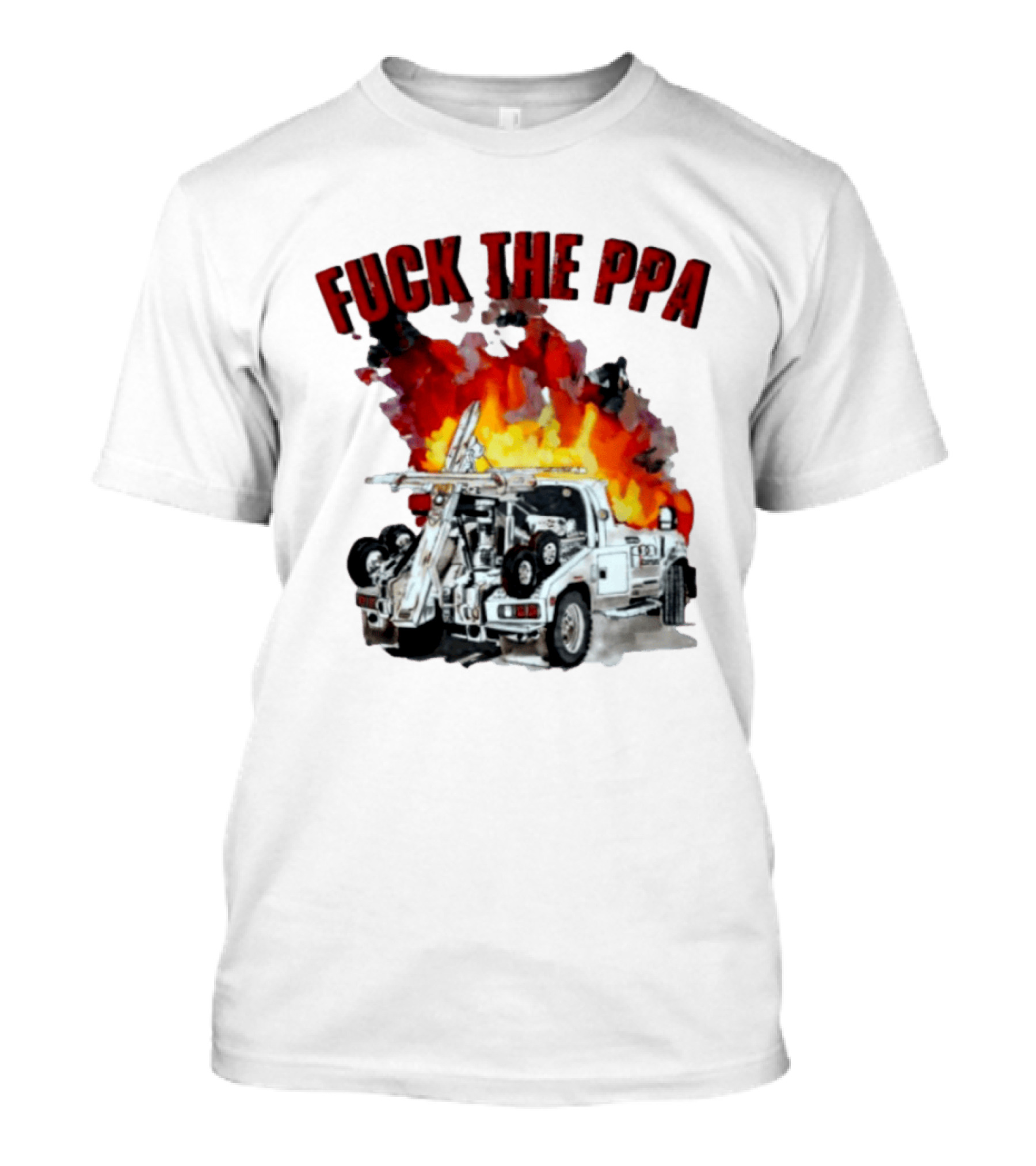 Philadelphia Parking Authority Tow Truck Fire Protest T-Shirt