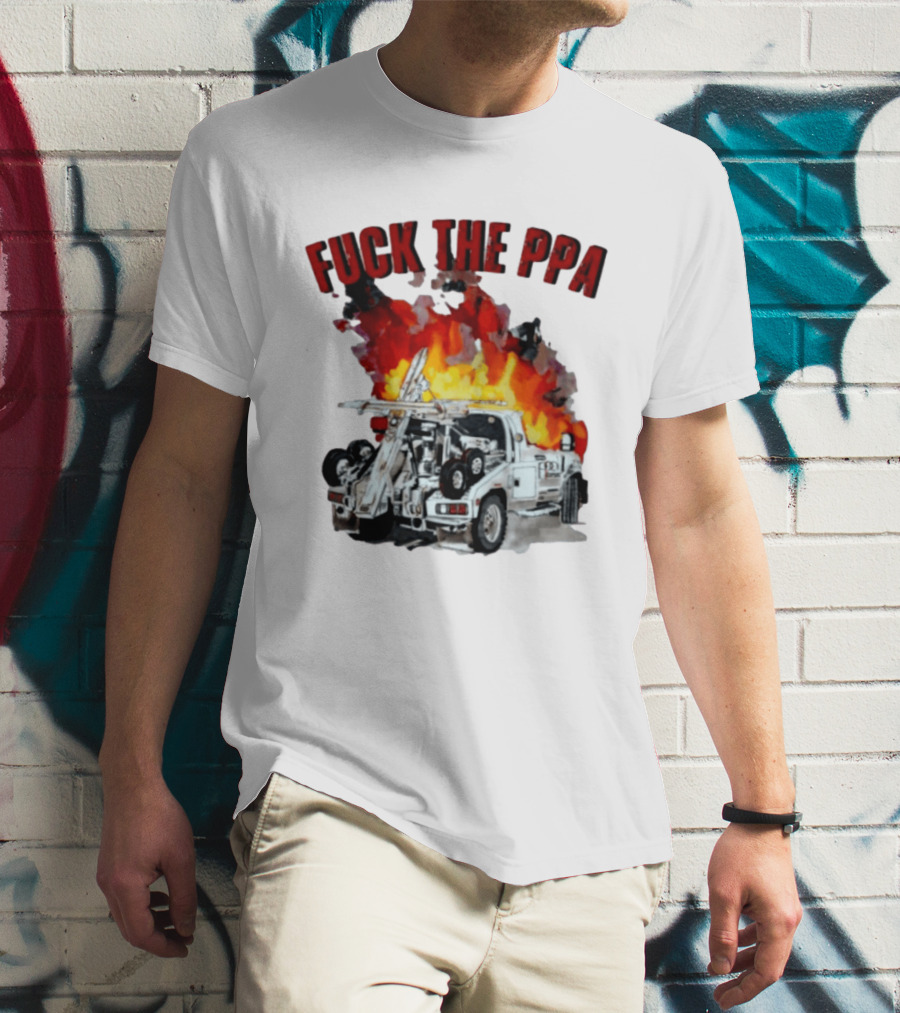 Philadelphia Parking Authority Tow Truck Fire Protest T-Shirt