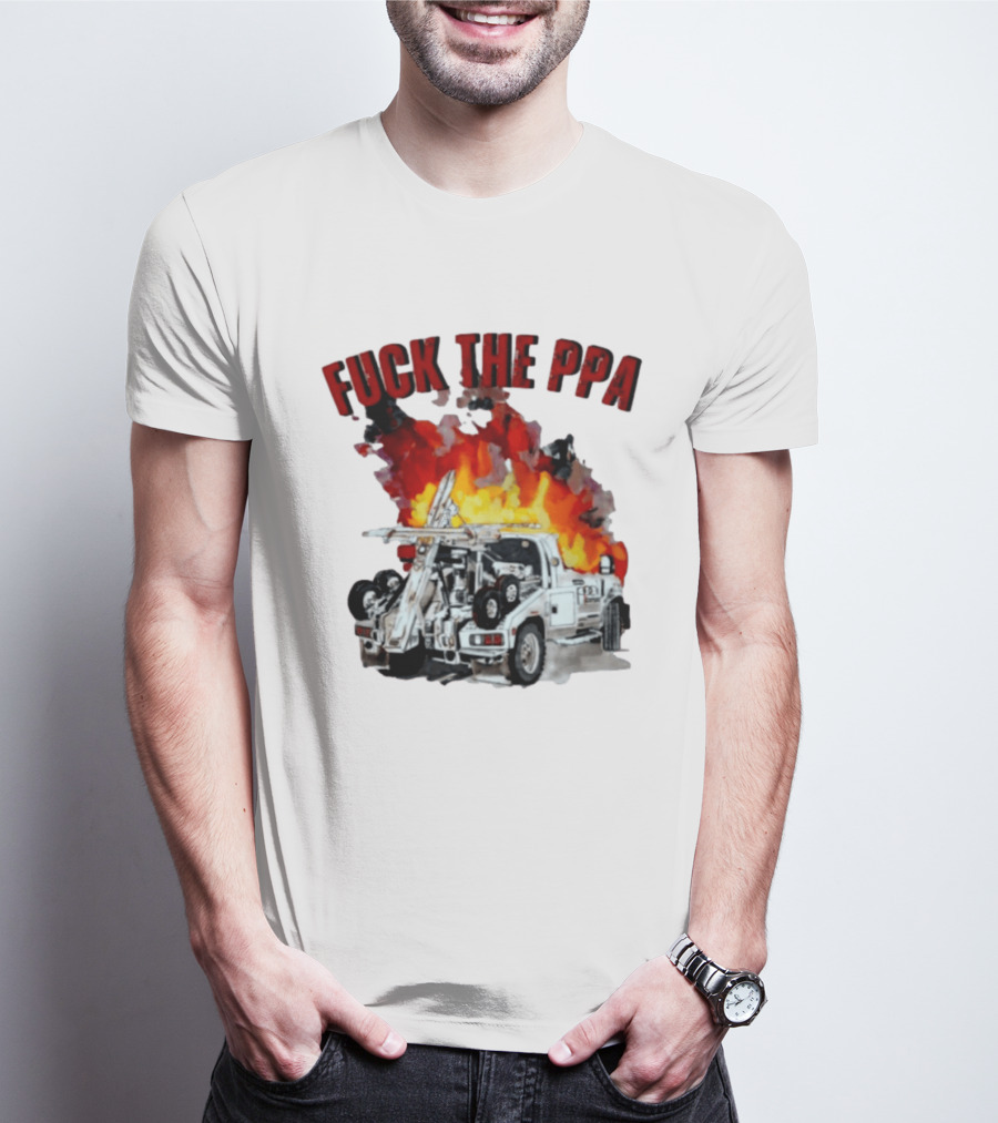 Philadelphia Parking Authority Tow Truck Fire Protest T-Shirt