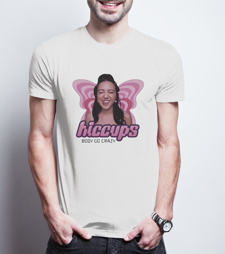 Hiccups Body Go Crazy Carly Pop Girlie FX Butterfly Wings T-Shirt