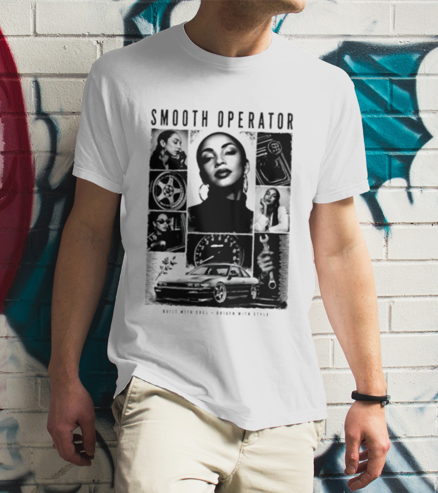 Smooth Operator Built With Soul Driven With Style Vintage Car Icon Retro Look T-Shirt