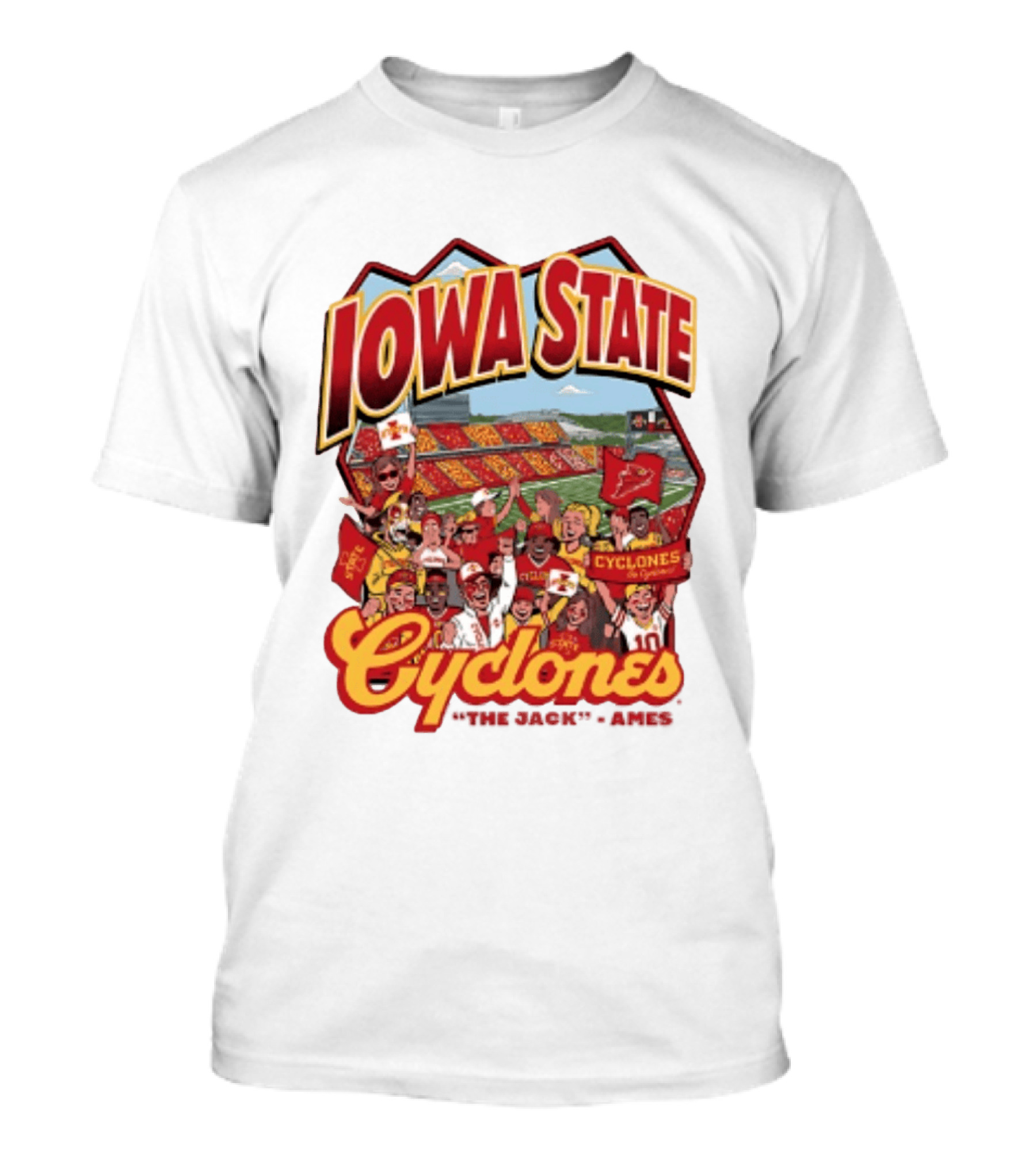 Iowa State Cyclones Football Fans At The Jack Trice Stadium Ames T-Shirt