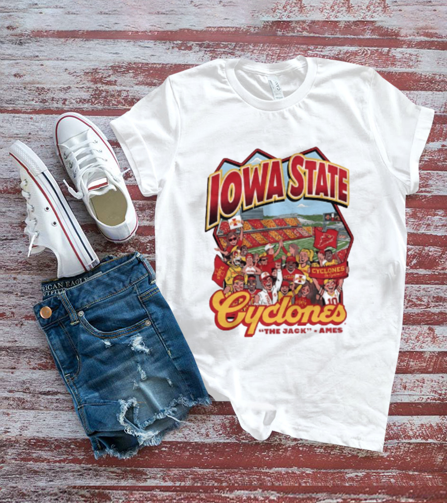 Iowa State Cyclones Football Fans At The Jack Trice Stadium Ames T-Shirt