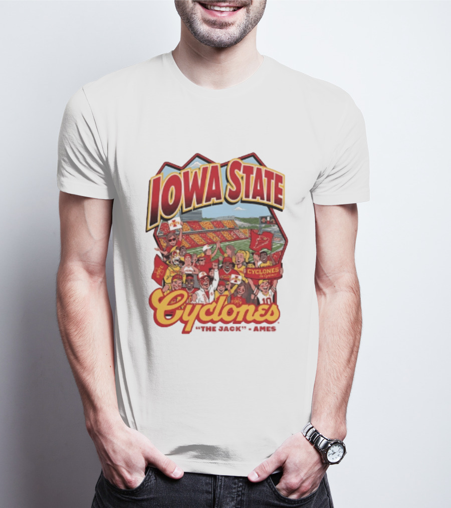 Iowa State Cyclones Football Fans At The Jack Trice Stadium Ames T-Shirt