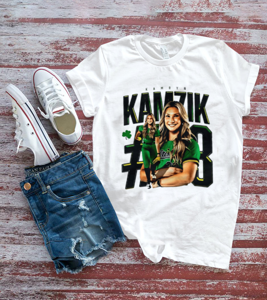 Kamryn Kamzik #23 Notre Dame NCAA Softball Player T-Shirt