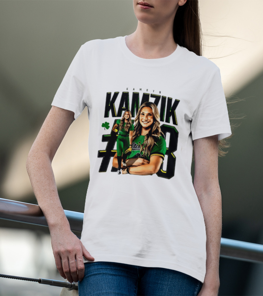 Kamryn Kamzik #23 Notre Dame NCAA Softball Player T-Shirt