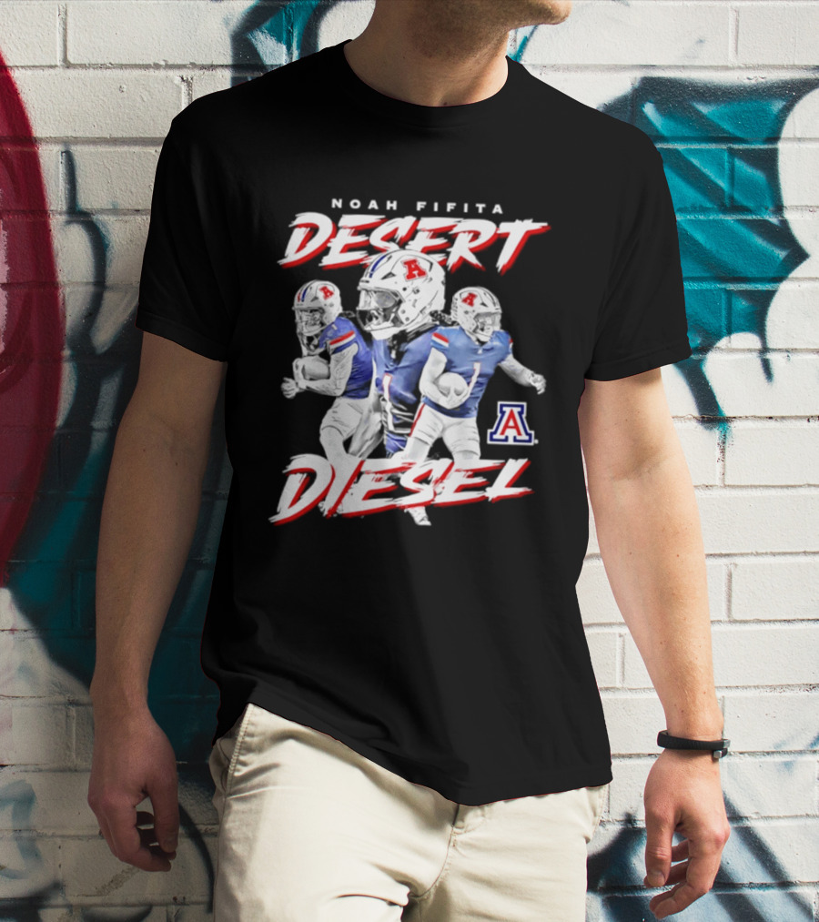 Noah Fifita Desert Diesel Arizona Wildcats NCAA Football T-Shirt