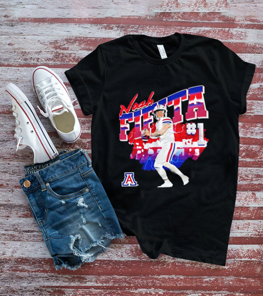 Noah Fifita Arizona Wildcats Number 1 Football Player T-Shirt