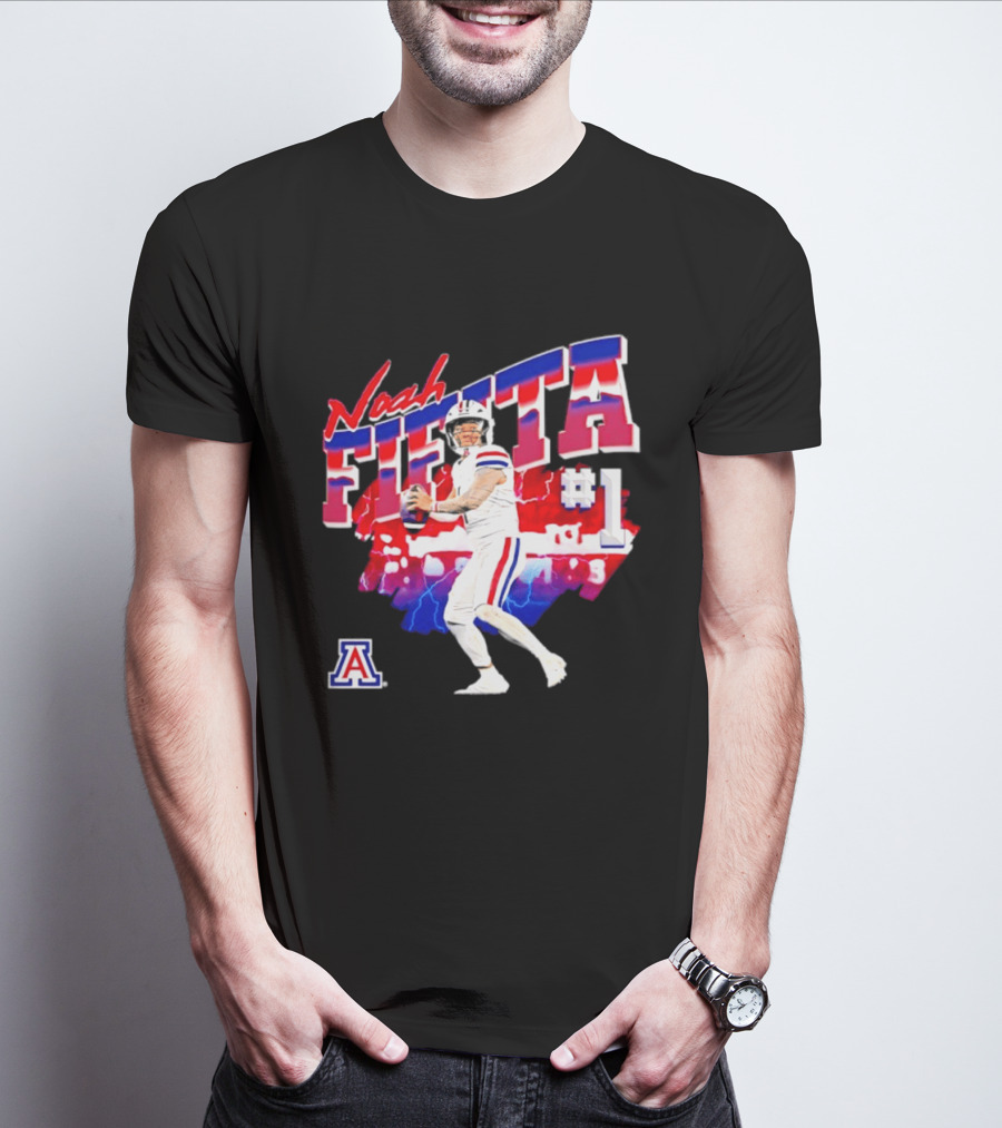 Noah Fifita Arizona Wildcats Number 1 Football Player T-Shirt