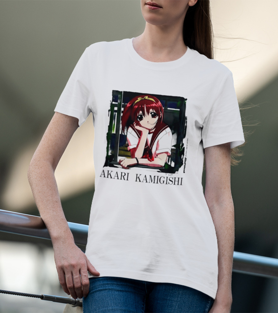 Akari Kamigishi To Heart Anime Character Image T-Shirt