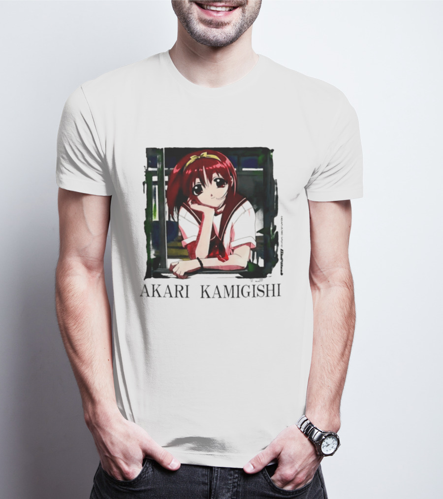 Akari Kamigishi To Heart Anime Character Image T-Shirt