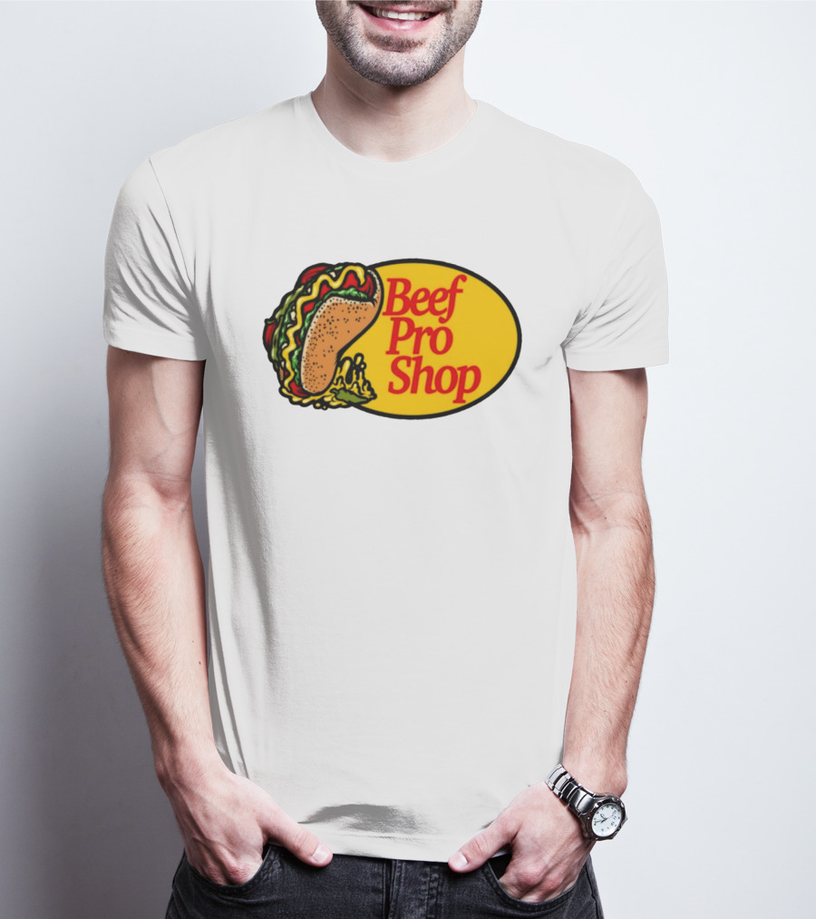Beef Pro Shop Taco Patch T-Shirt