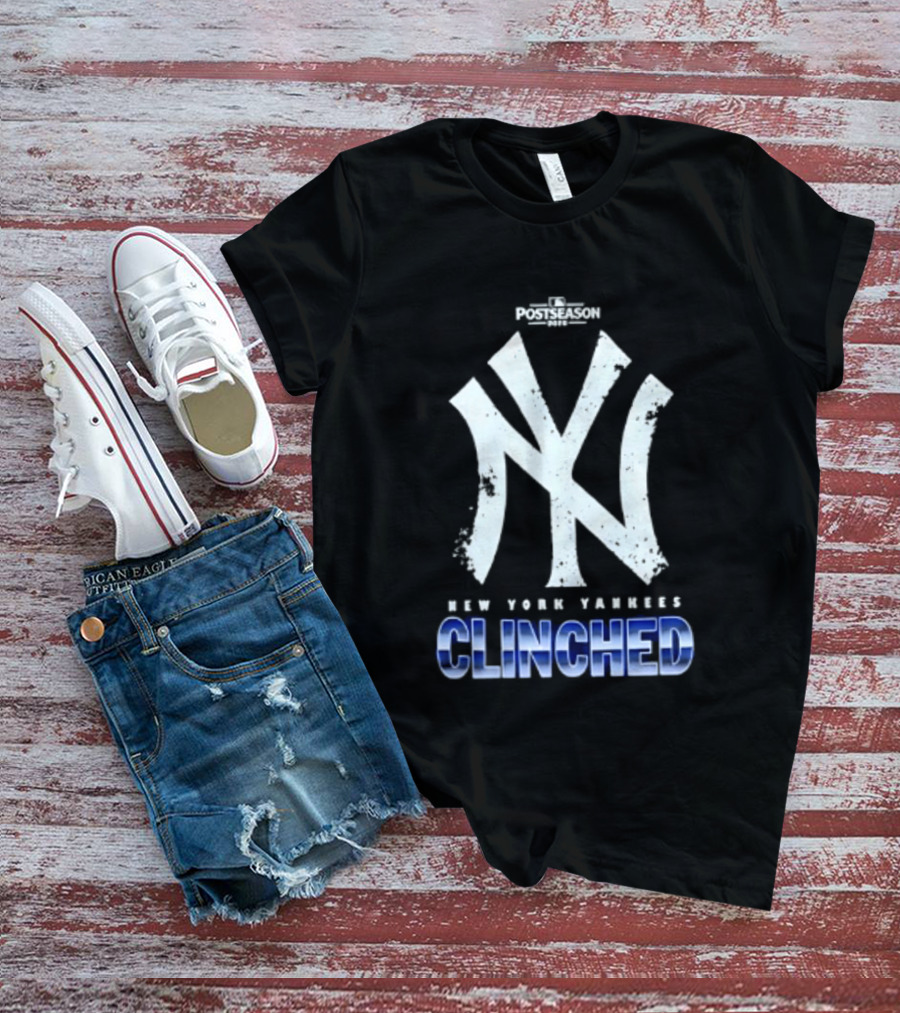 New York Yankees Clinched 2026 MLB Postseason Celebration T-Shirt