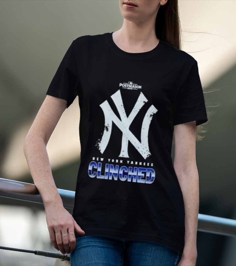 New York Yankees Clinched 2026 MLB Postseason Celebration T-Shirt