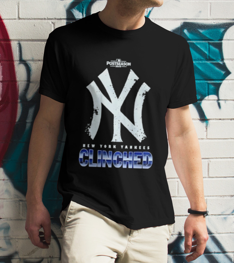 New York Yankees Clinched 2026 MLB Postseason Celebration T-Shirt