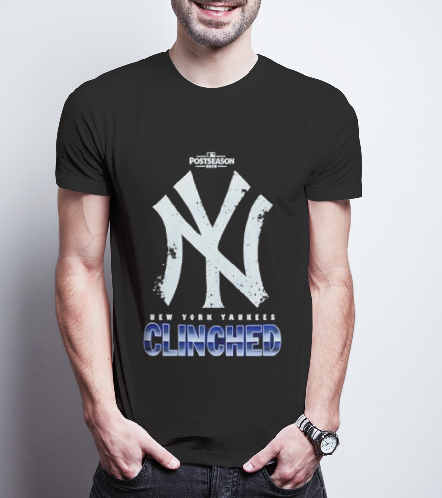 New York Yankees Clinched 2026 MLB Postseason Celebration T-Shirt