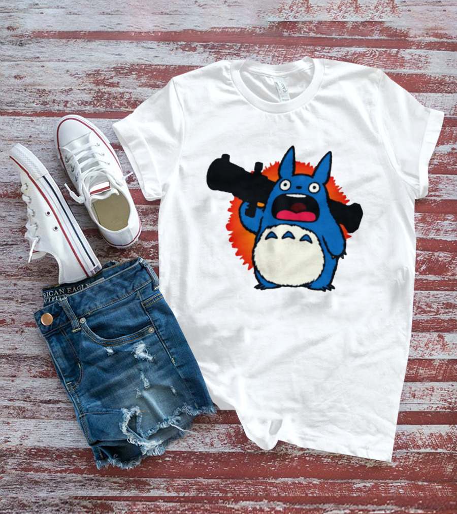 Chu Totoro My Neighbor Totoro Grenade Launcher Anime T-Shirt