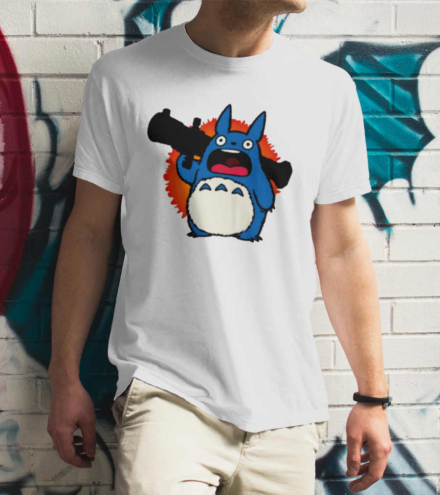 Chu Totoro My Neighbor Totoro Grenade Launcher Anime T-Shirt