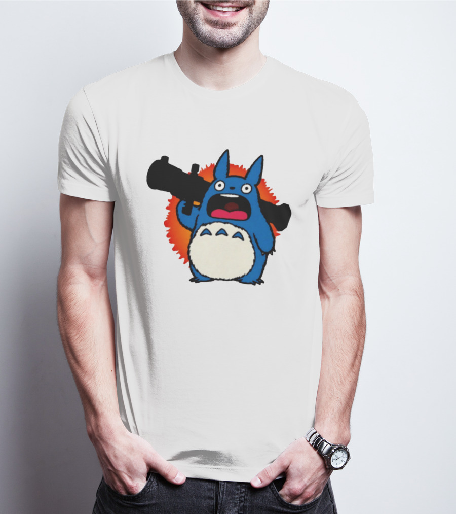Chu Totoro My Neighbor Totoro Grenade Launcher Anime T-Shirt