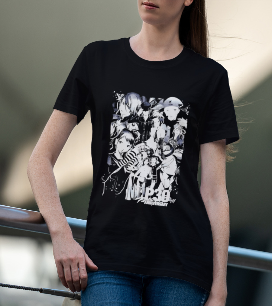 Persona 3 25th Anniversary Anime Characters Celebration T-Shirt