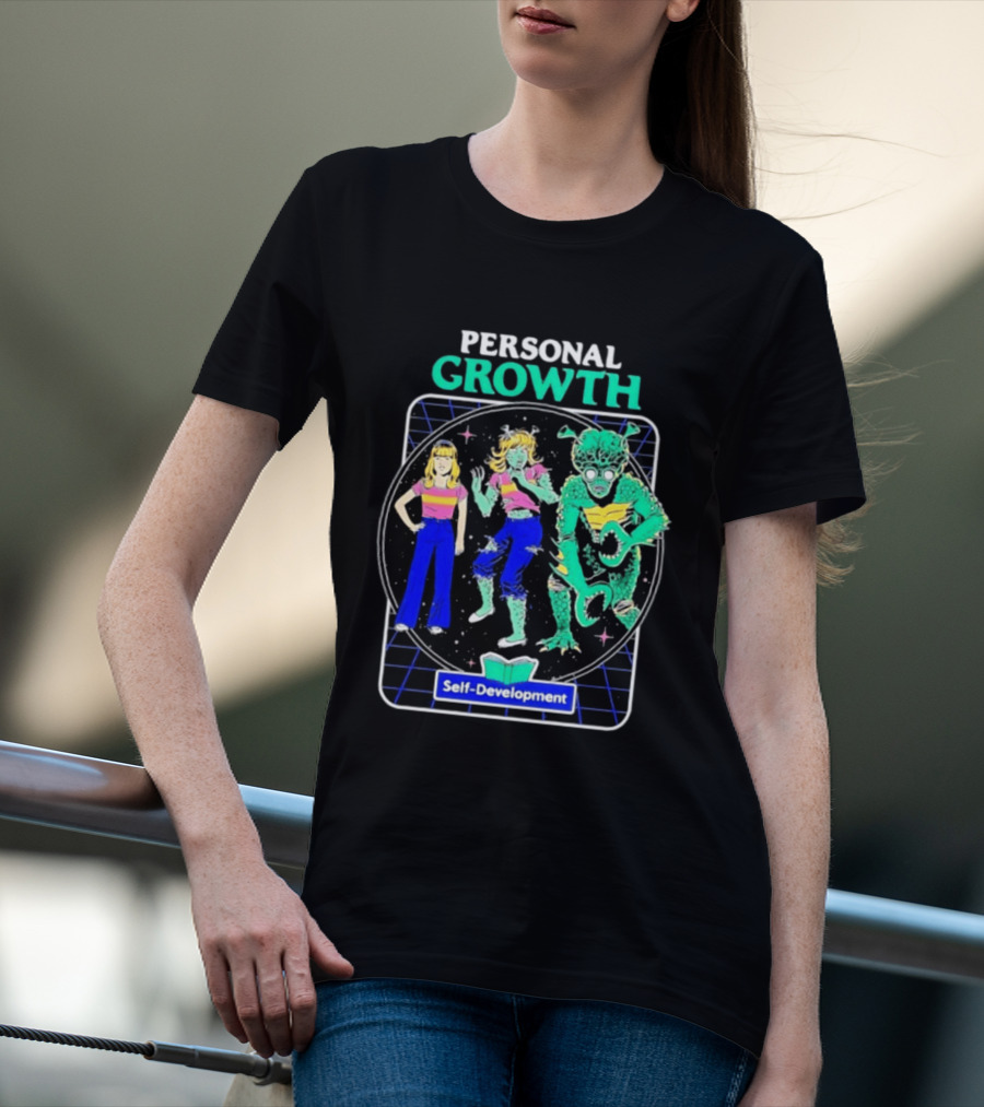 Personal Growth Self Development Alien Transformation Steven Rhodes T-Shirt