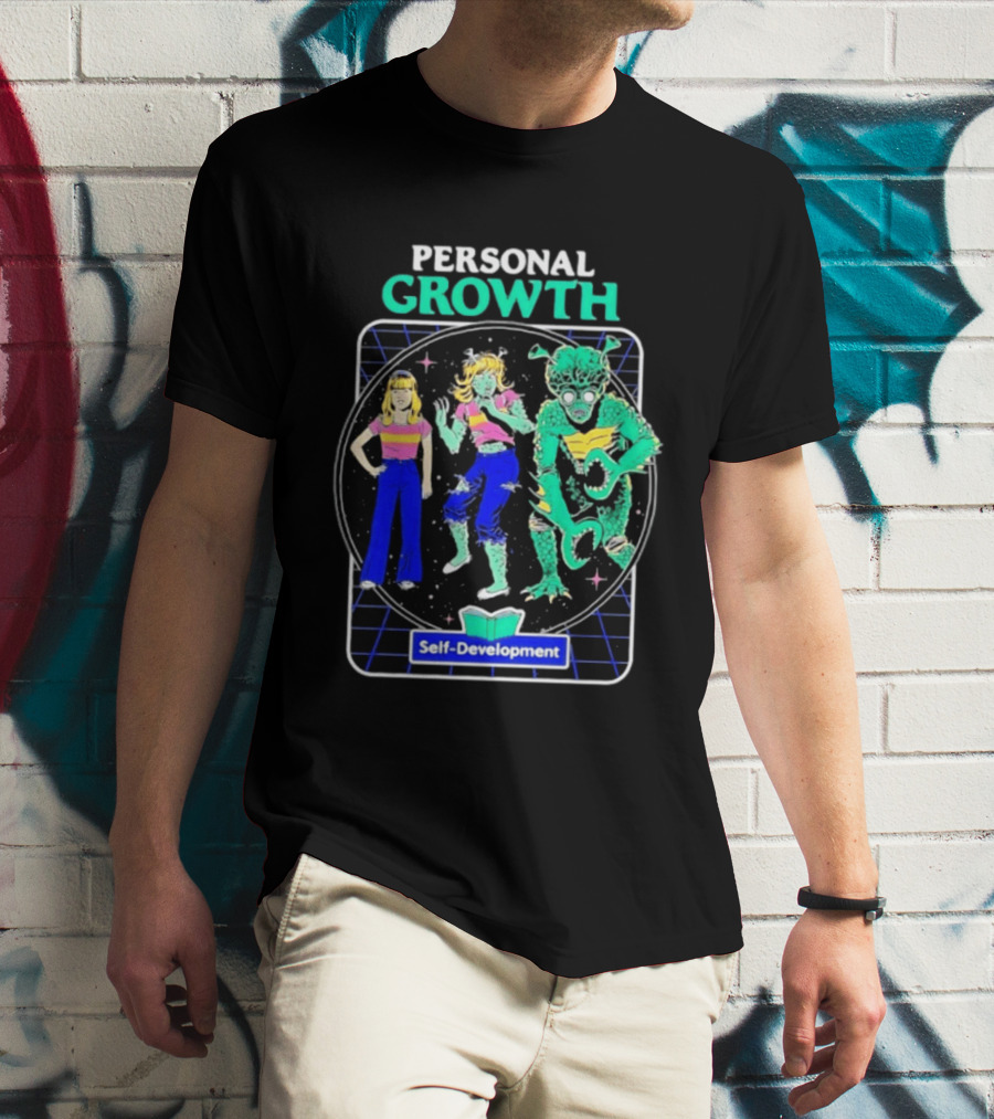 Personal Growth Self Development Alien Transformation Steven Rhodes T-Shirt
