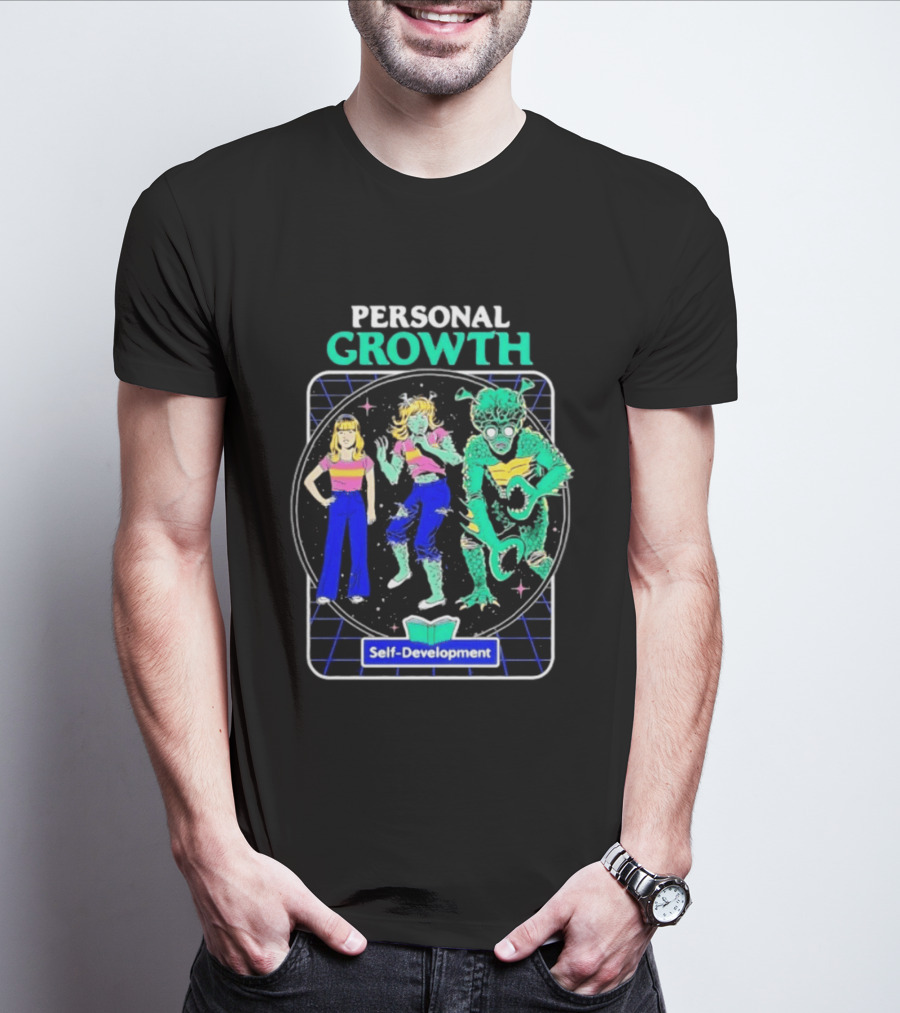 Personal Growth Self Development Alien Transformation Steven Rhodes T-Shirt