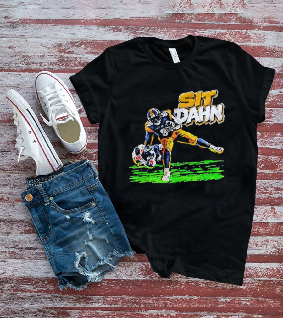 Sit Dahn Pittsburgh Steelers George Pickens 14 Football T-Shirt
