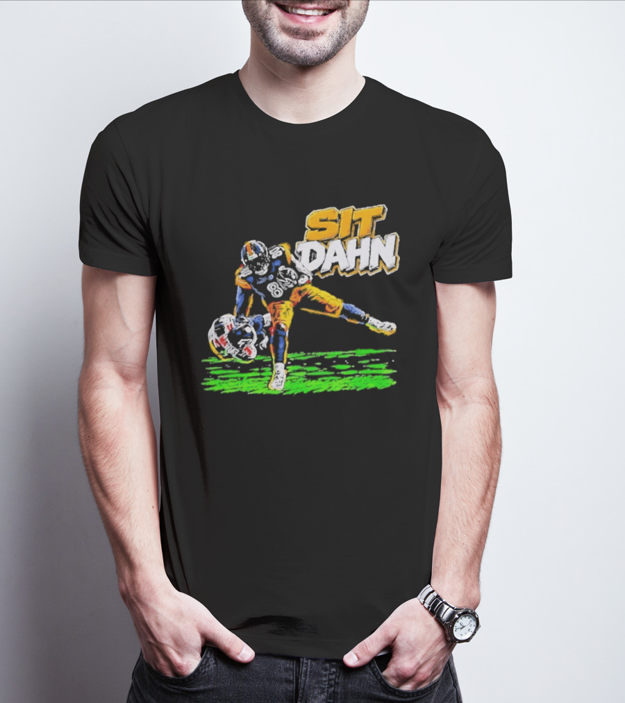Sit Dahn Pittsburgh Steelers George Pickens 14 Football T-Shirt