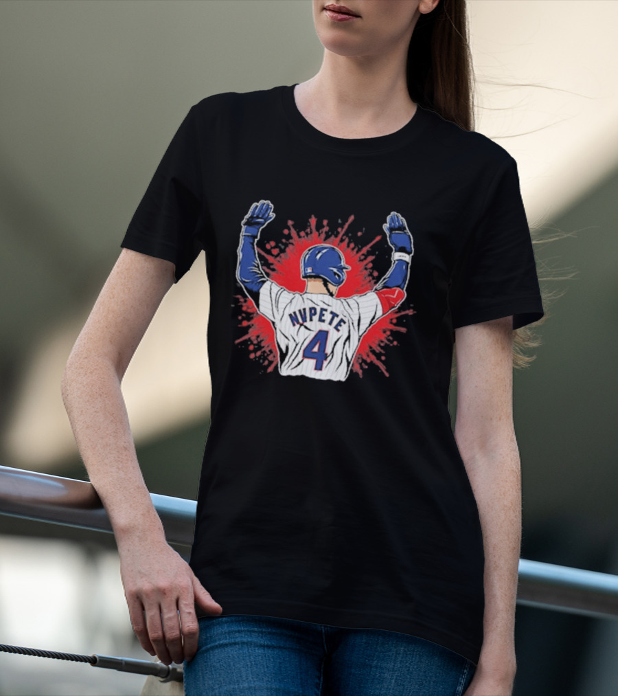Chicago Cubs MVPETE 4 Pete Crow Armstrong Baseball Player Celebration T-Shirt
