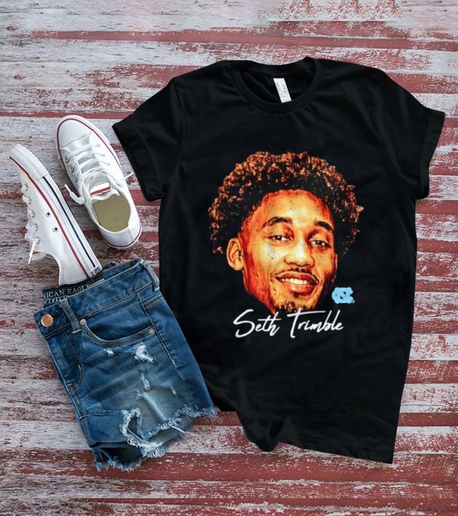 Seth Trimble North Carolina Tar Heels NCAA Men's Basketball T-Shirt