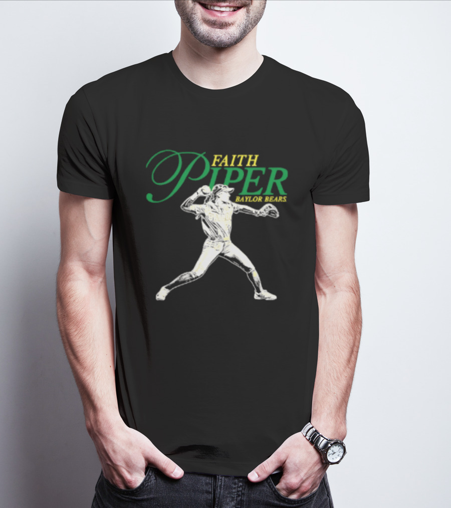 Faith Piper 26 Baylor Bears NCAA Softball Player T-Shirt