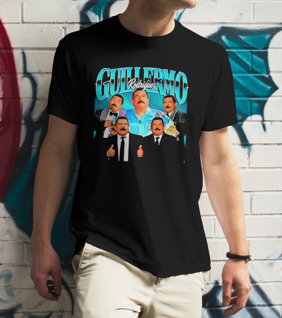 Guillermo Rodriguez 90s Collage Nostalgic Humor Thumbs Up T-Shirt
