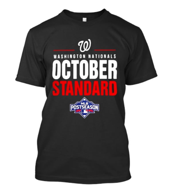 Washington Nationals October Standard 2026 MLB Postseason T-Shirt
