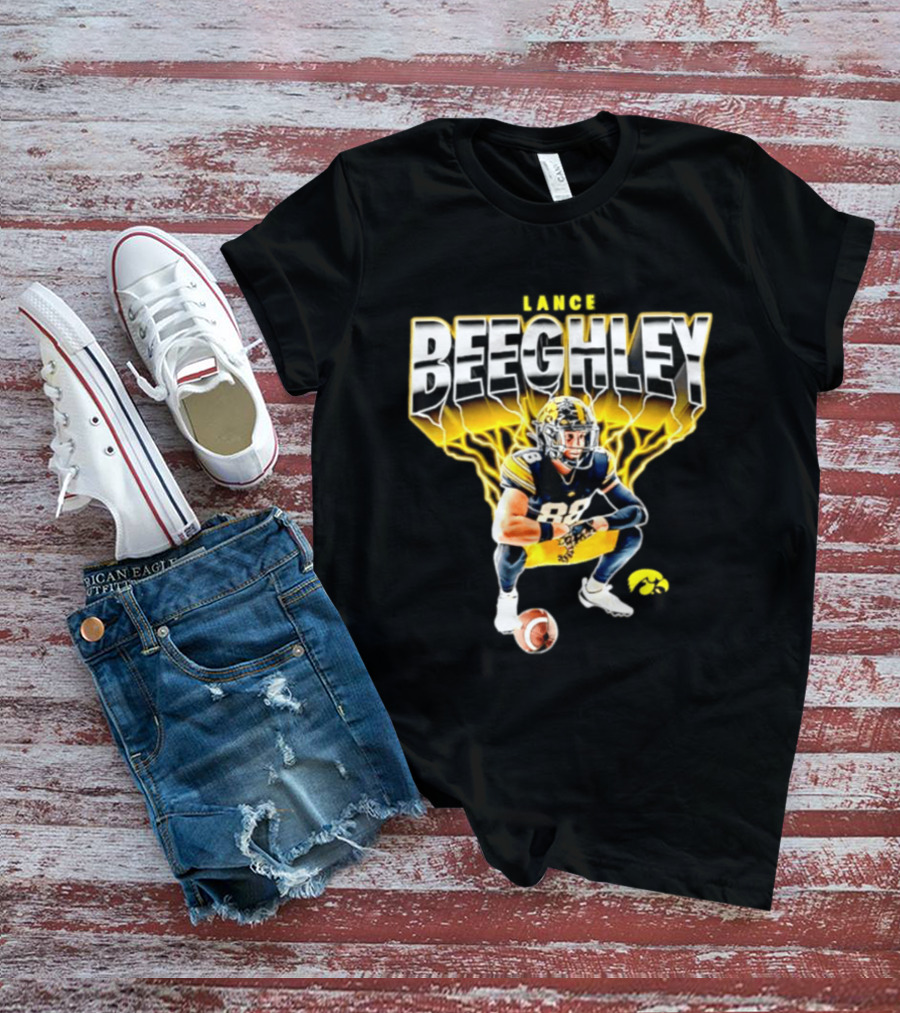 Lance Beeghley Iowa Hawkeyes Football Player Dynamic Sports T-Shirt