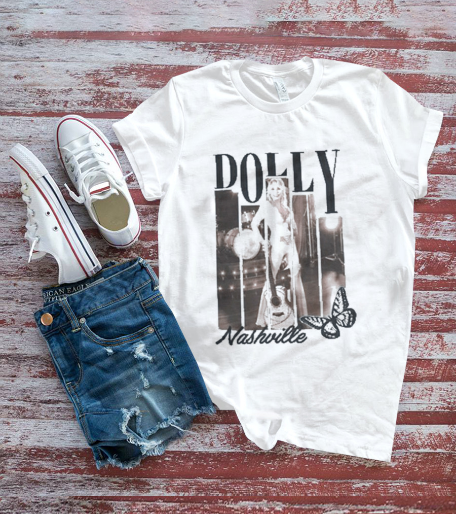 Dolly Parton Nashville Country Music Icon Microphone T-Shirt
