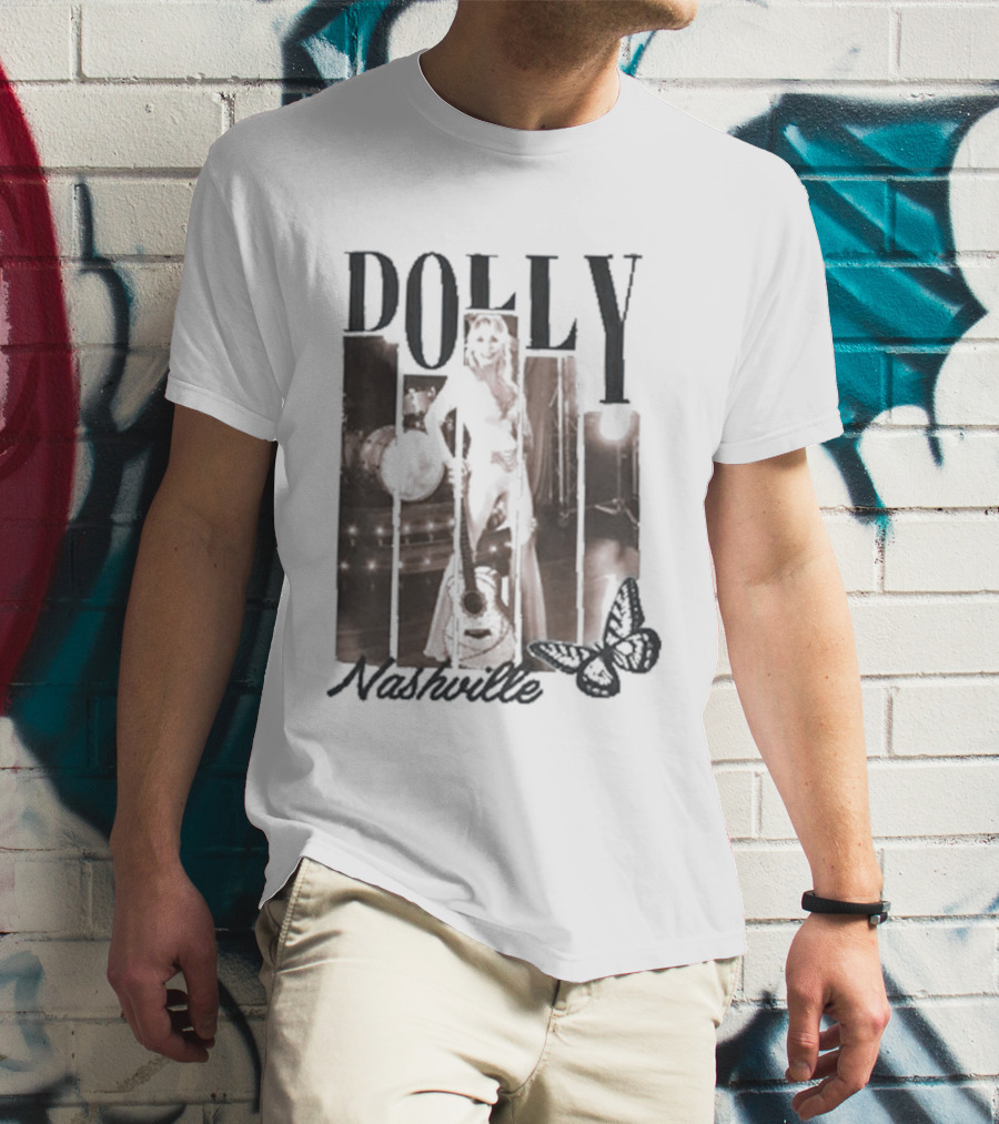 Dolly Parton Nashville Country Music Icon Microphone T-Shirt
