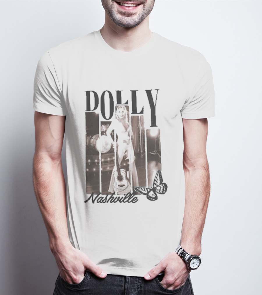 Dolly Parton Nashville Country Music Icon Microphone T-Shirt