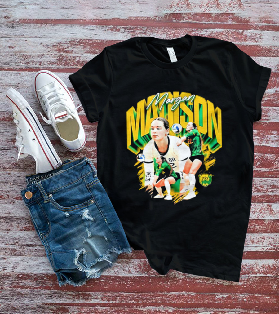 Morgan Madison Baylor Bears Volleyball NCAA Player Action And Team Spirit T-Shirt