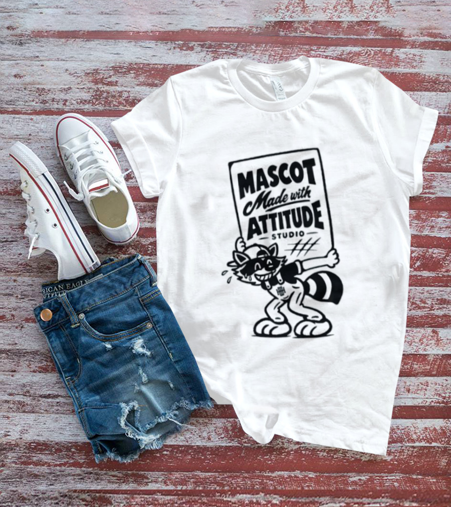 Mascot Made With Attitude Raccoon T-Shirt