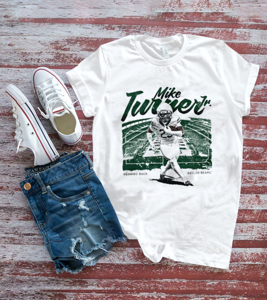 Mike Turner Jr. Running Back Baylor Bears NCAA Football Player T-Shirt