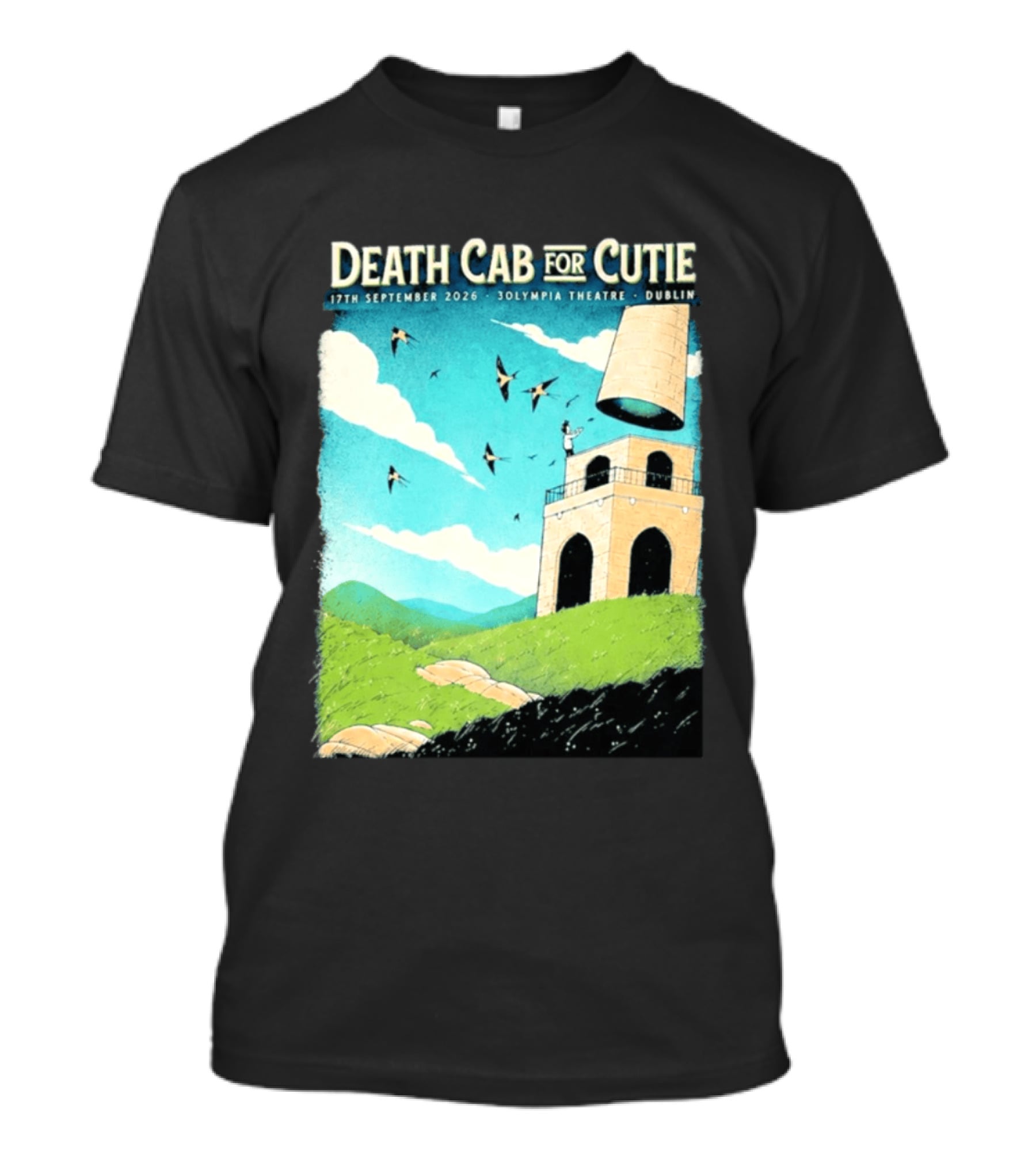 Death Cab For Cutie Olympia Theatre Dublin 17th September 2026 T-Shirt