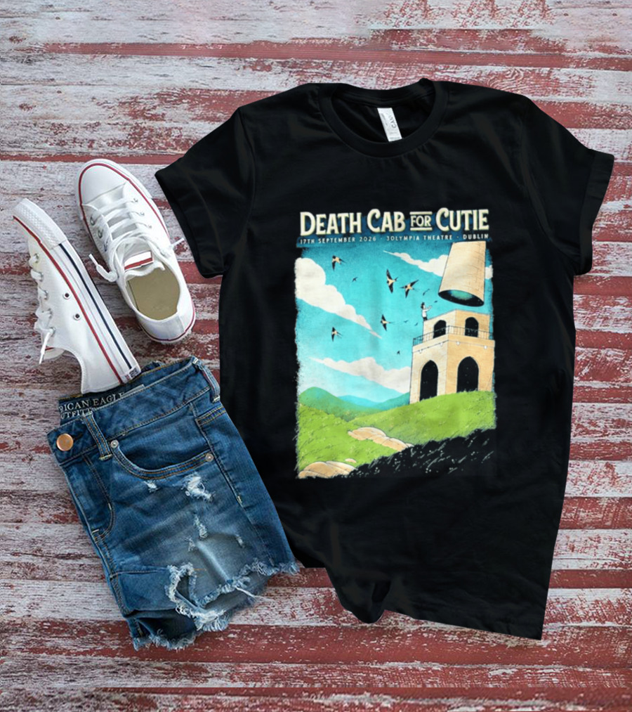 Death Cab For Cutie Olympia Theatre Dublin 17th September 2026 T-Shirt