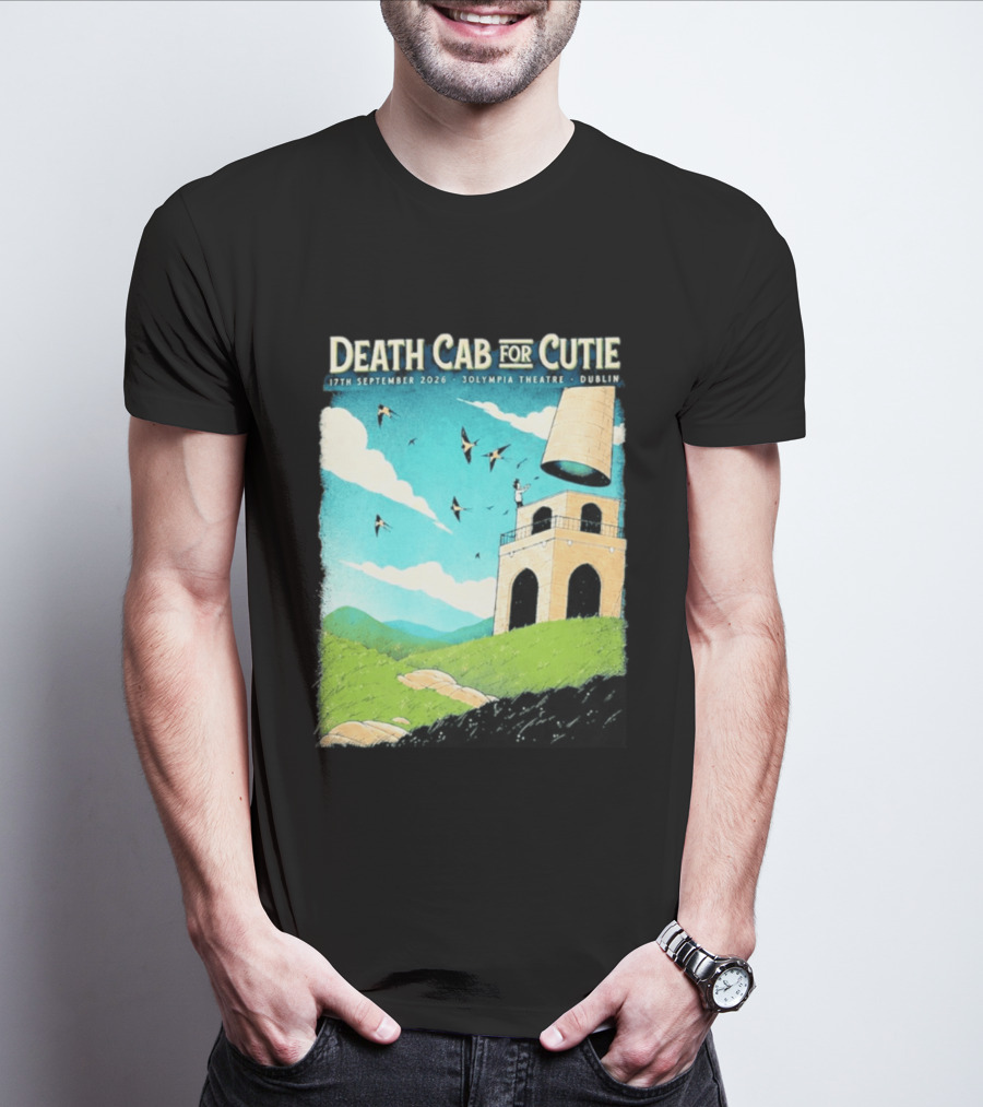 Death Cab For Cutie Olympia Theatre Dublin 17th September 2026 T-Shirt