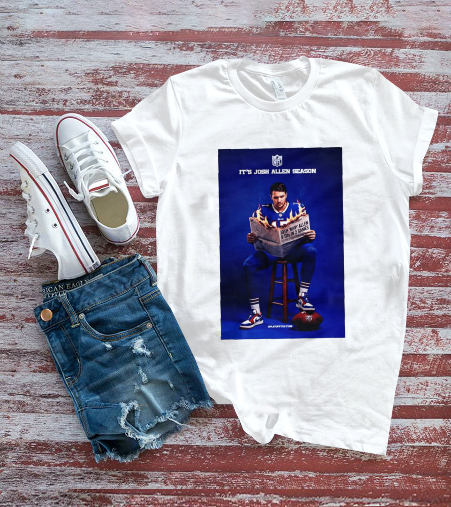 Josh Allen Season Buffalo Bills MVP 9 TDs NFL Football T-Shirt
