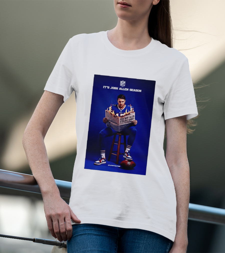 Josh Allen Season Buffalo Bills MVP 9 TDs NFL Football T-Shirt