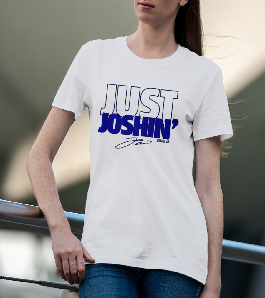 Just Joshin Josh Allen Signature Buffalo Football T-Shirt