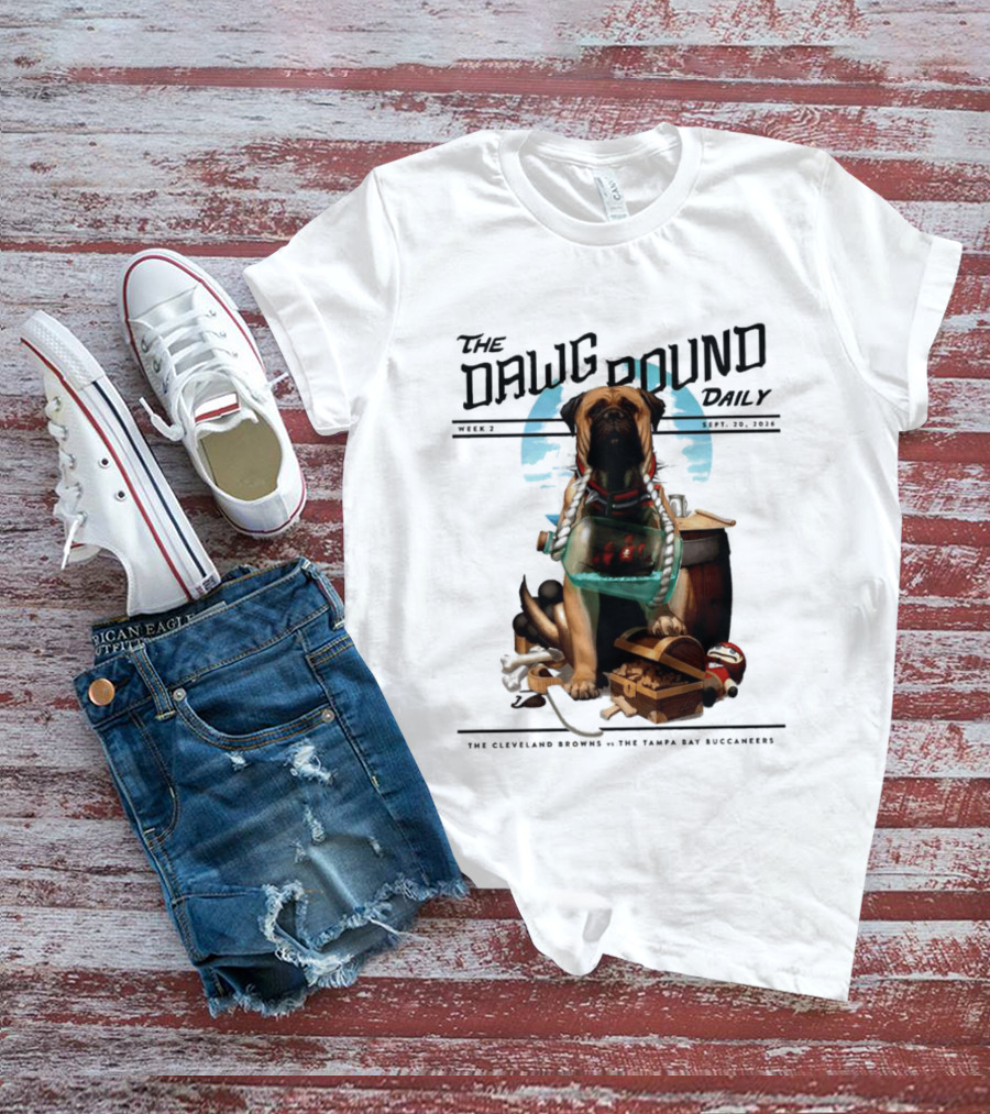 The Dawg Pound Daily Cleveland Browns Vs Tampa Bay Buccaneers Sept 2023 T-Shirt